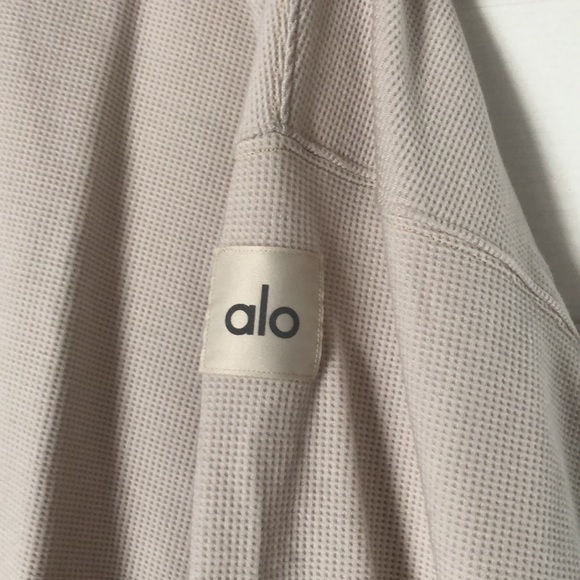 Alo Oversized Waffle Knit Longsleeve - Picture 2 of 3